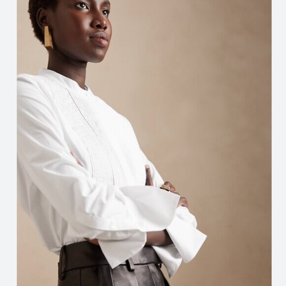 Banana Republic Signature Tuxedo Shirt - Picture 4 of 5